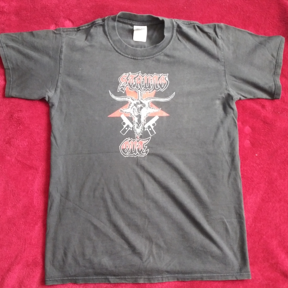 Strung Out American Paradox TOUR 2002 T Shirt size Small RARE